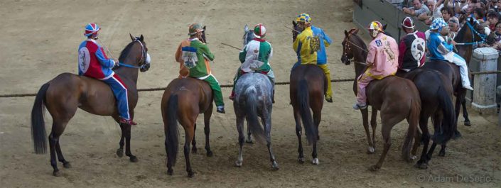 At The Line, Palio, Siena, Italy
