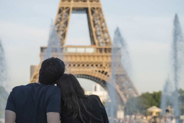 Eiffel Tower Couple, Paris