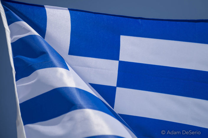 Greek Flag, Santorini