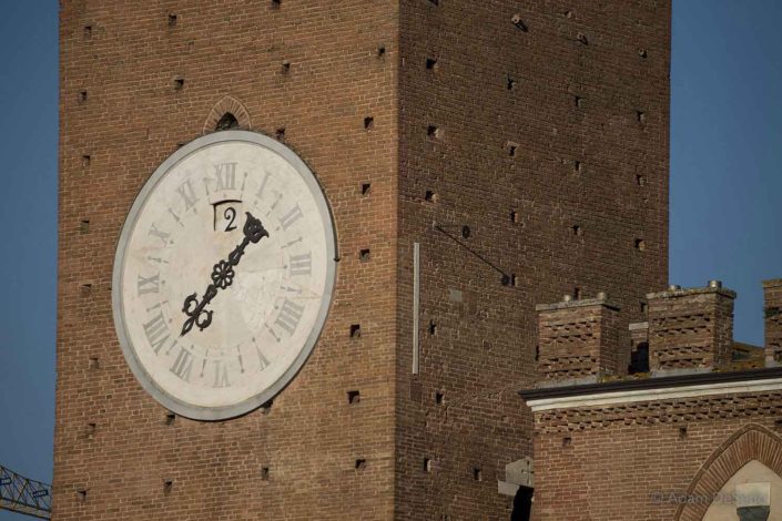 Tower Clock, Palio, Siena, Italy