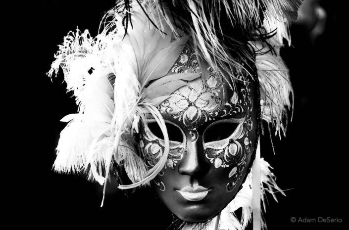 Venice Mask BW
