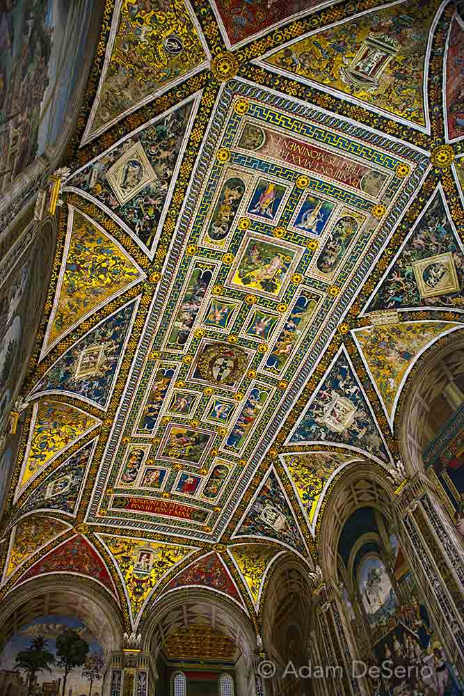 Inside Siena Duomo Ceiling, Italy