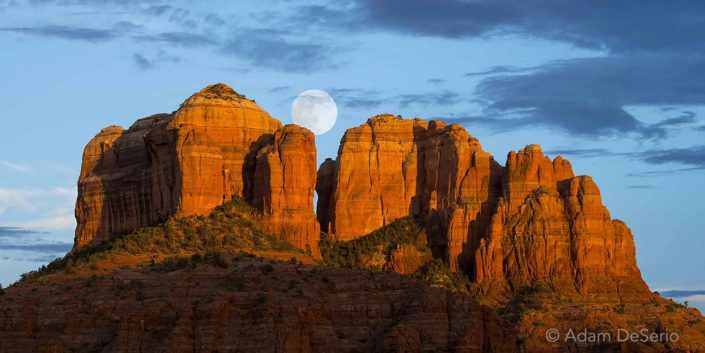 Moonrise, Cathedral Rock, Sedona, Arizona