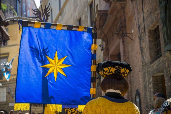 Eagle Flag, Palio, Siena, Italy