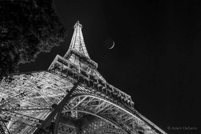Eiffel Tower Moon, Paris