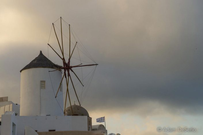 Windmill In The Clouds, Santorini