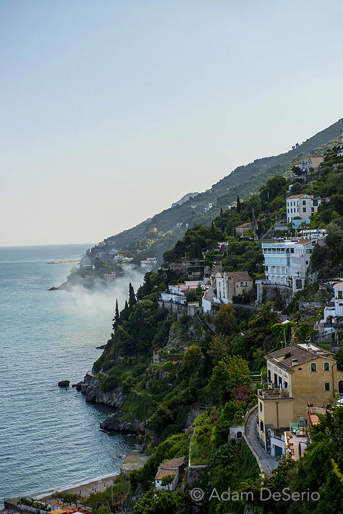 Amalfi Coast Fog, Naples, Italy