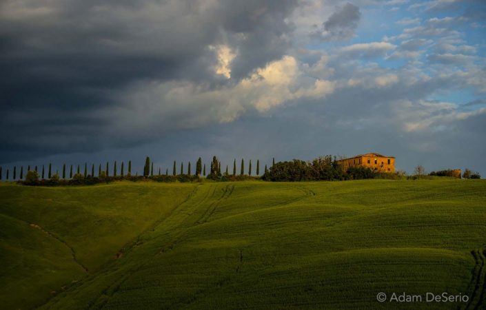 Last Light On House, Tuscany