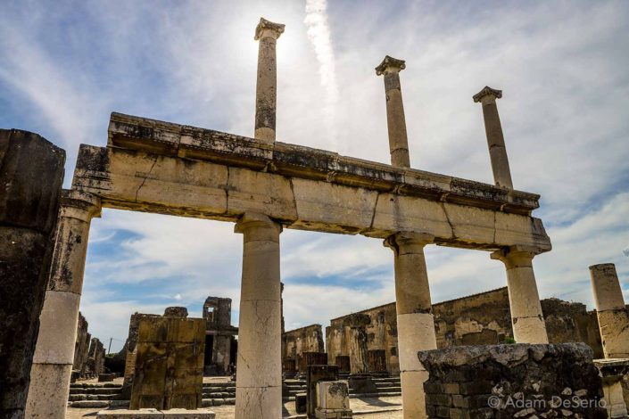 Pompeii Columns, Naples, Italy