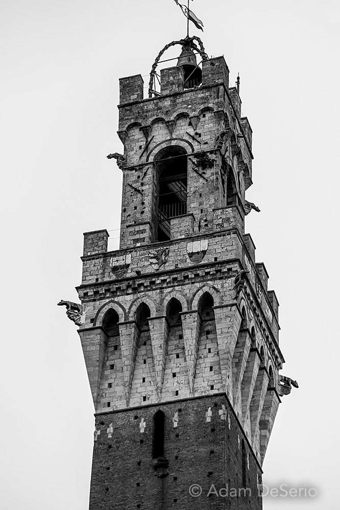 The Tower Black and White, Italy