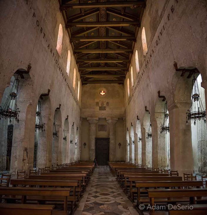 Inside Syracusa Duomo